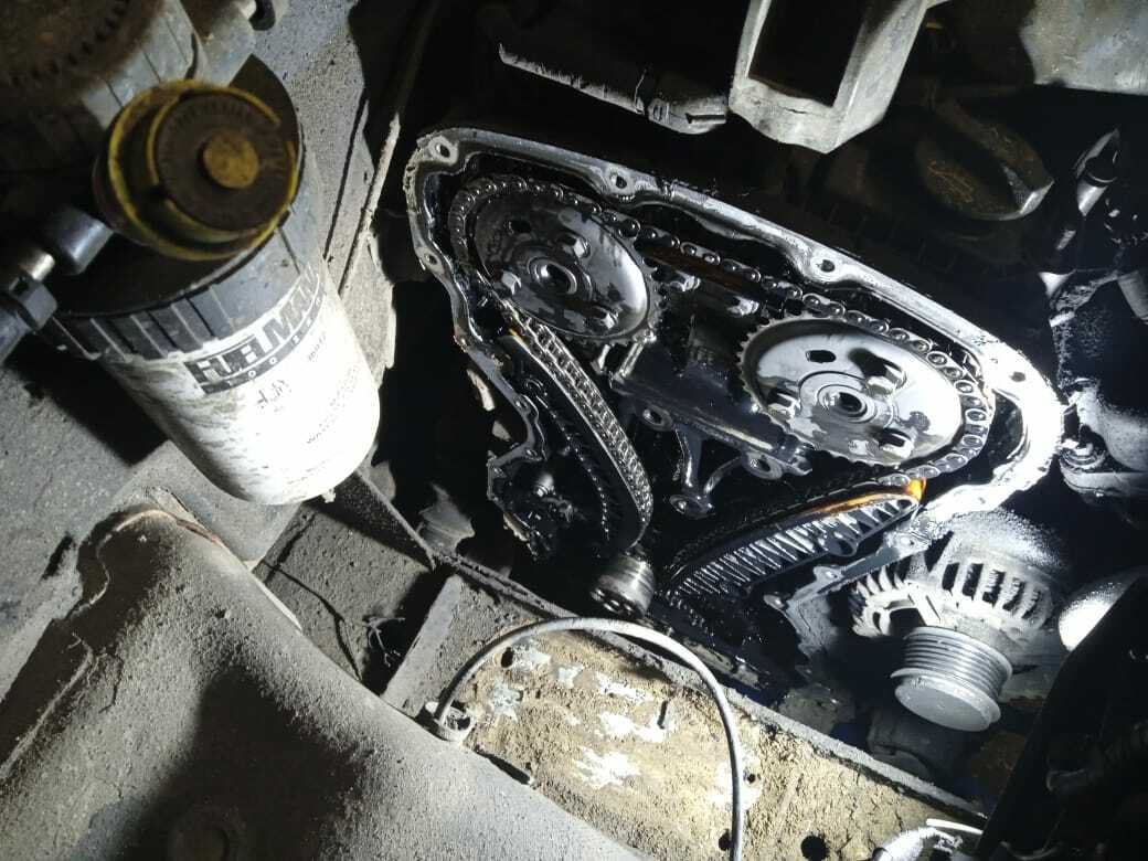 Замена цепи ГРМ 